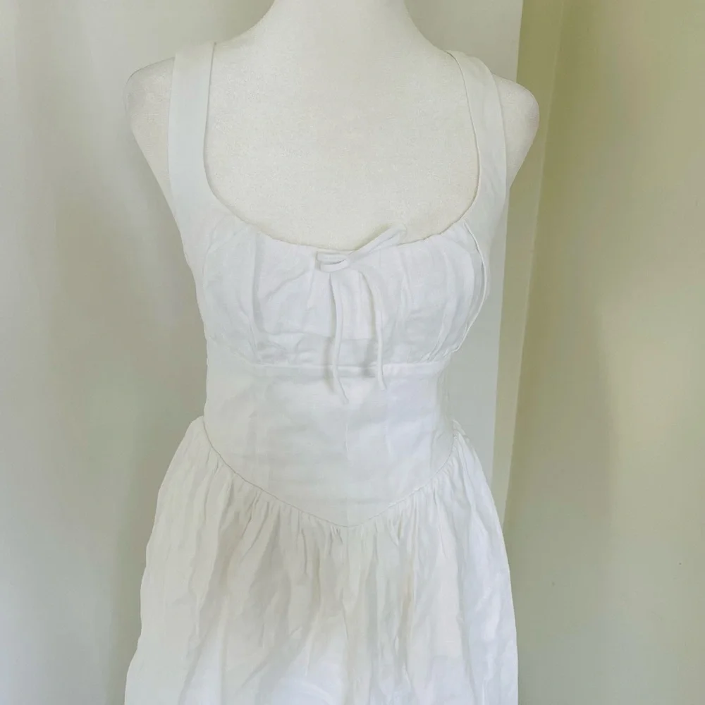 NWT $280 Reformation Balia Linen Dress size 2 - Picture 5 of 13